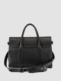 BOSTONIAN 002 - Brown Leather Briefcase - thumb image 5,side view