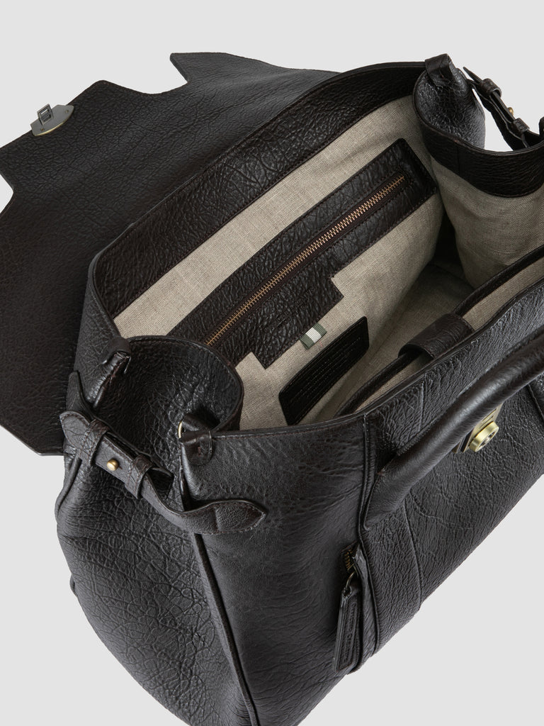 BOSTONIAN 002 - Brown Leather Briefcase