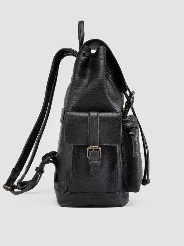 BOSTONIAN 003 - Black Leather Backpack