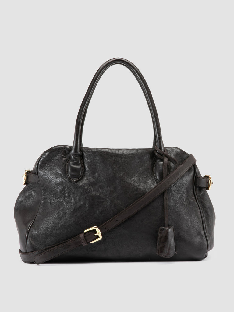 BOWLER 006 - Brown Leather Shoulder Bags