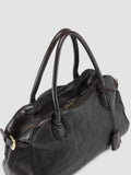 BOWLER 006 - Brown Leather Shoulder Bags - thumb image 2,side view