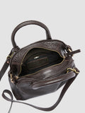 BOWLER 007 - Brown Leather Shoulder Bags - thumb image 7,side view