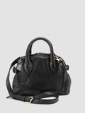 BOWLER 007 - Black Leather Shoulder Bags - thumb image 5,side view