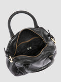 BOWLER 007 - Black Leather Shoulder Bags - thumb image 7,side view
