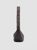 OC CLASS 068 - Brown Woven Leather Crossbody Bag - thumb image 3,side view