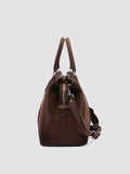 QUENTIN 009 - Brown Suede Bag - thumb image 5,side view