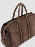QUENTIN 009 - Taupe Suede Bag - thumb image 2,side view