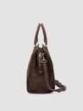 QUENTIN 009 - Taupe Suede Bag - thumb image 6,side view