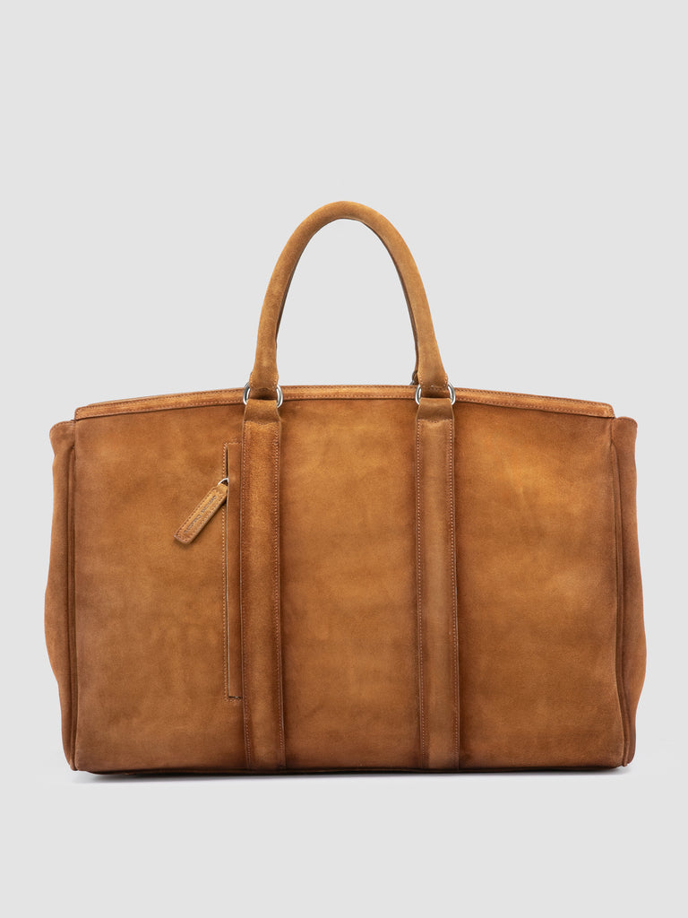 QUENTIN 009 - Brown Suede Bag