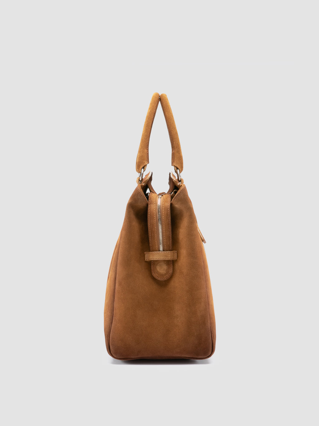 QUENTIN 009 - Brown Suede Bag