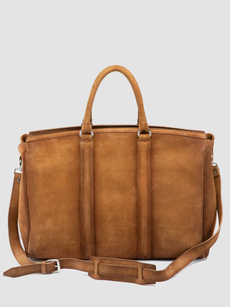 QUENTIN 009 - Brown Suede Bag