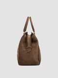 QUENTIN 009 - Brown Suede Bag - thumb image 3,side view