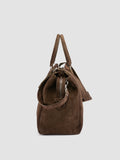 QUENTIN 009 - Brown Suede Bag - thumb image 5,side view