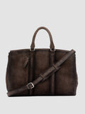 QUENTIN 009 - Brown Suede Bag - thumb image 1,side view