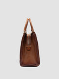 QUENTIN 009 - Brown Leather Bag - thumb image 4,side view