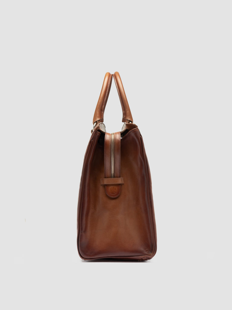QUENTIN 009 - Brown Leather Bag