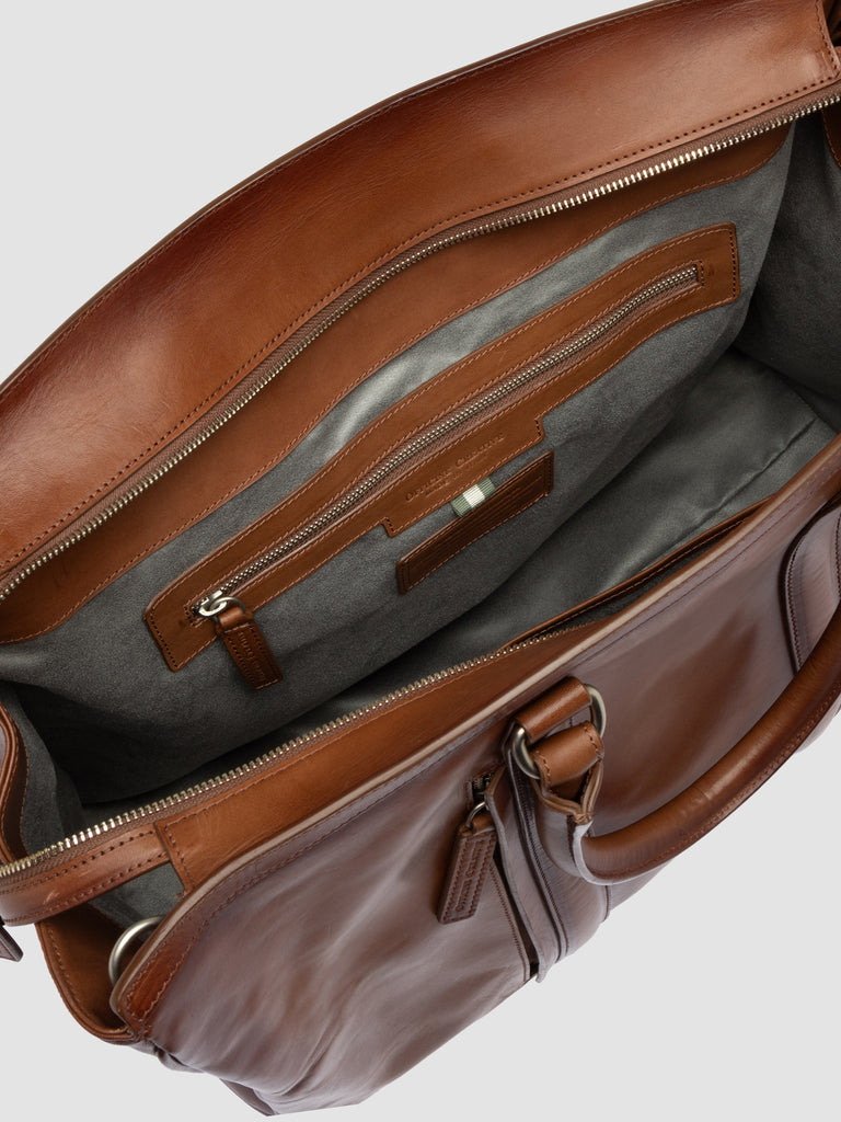 QUENTIN 009 - Brown Leather Bag