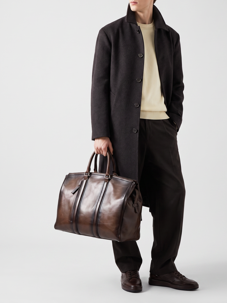 QUENTIN 009 - Braune Ledertasche-hover