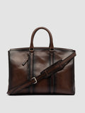 QUENTIN 009 - Brown Leather Bag - thumb image 1,side view