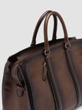 QUENTIN 009 - Brown Leather Bag - thumb image 2,side view