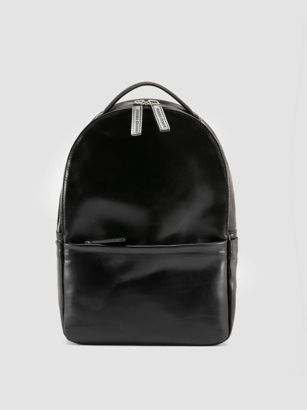QUENTIN 020 - Black Leather Backpack - image 1