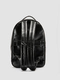 QUENTIN 020 - Black Leather Backpack - thumb image 4,side view