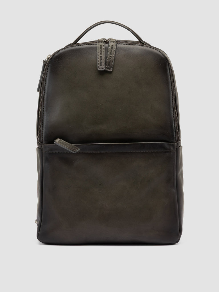 QUENTIN 023 - Grey Suede Backpack