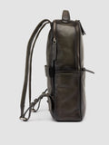 QUENTIN 023 - Grey Suede Backpack - thumb image 3,side view