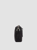 QUENTIN 025 - Black Suede Pounch Bags - thumb image 4,side view