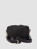 QUENTIN 025 - Black Suede Pounch Bags - thumb image 5,side view