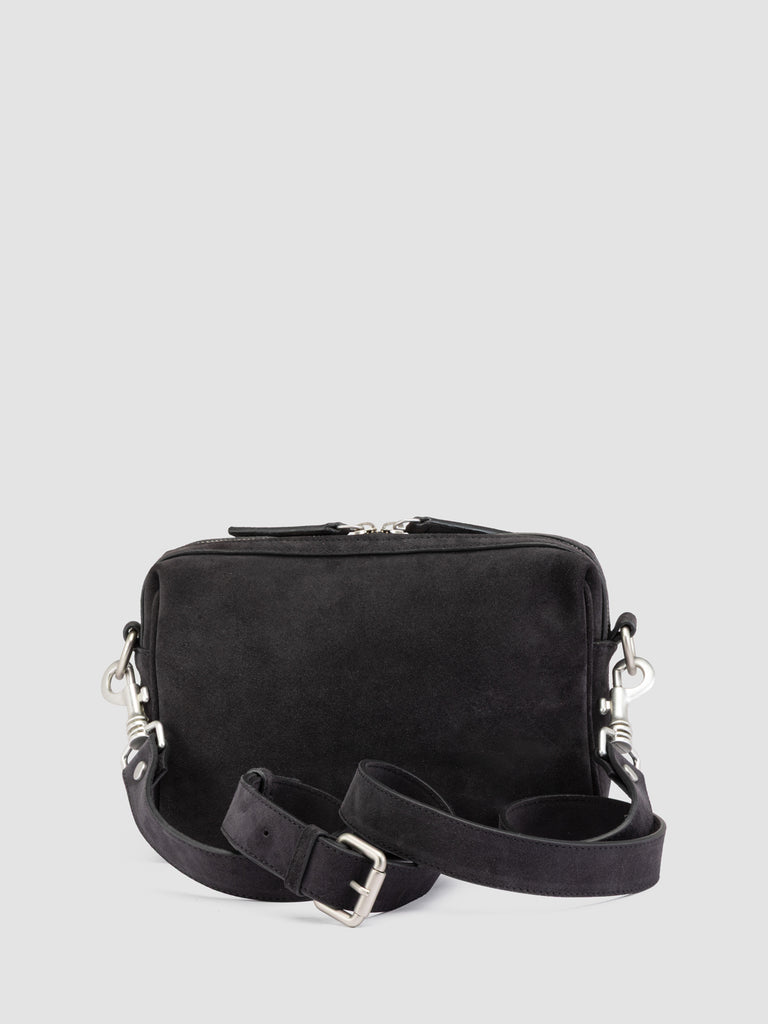 QUENTIN 025 - Black Suede Pounch Bags