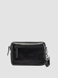 QUENTIN 025 - Black Leather Pounch Bags - thumb image 3,side view