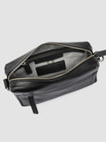 QUENTIN 025 - Black Leather Pounch Bags - thumb image 7,side view
