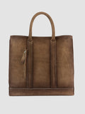 QUENTIN 026 - Taupe Suede Briefcase - thumb image 3,side view