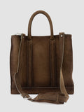 QUENTIN 026 - Taupe Suede Briefcase - thumb image 5,side view