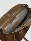 QUENTIN 026 - Taupe Suede Briefcase - thumb image 7,side view