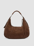 GHINZA 002 - Brown Suede Shoulder Bags - thumb image 4,side view