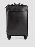 GULLIVER 001 - Black Leather Suitcase - thumb image 1,side view