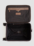 GULLIVER 001 - Brown Leather Suitcase - thumb image 3,side view