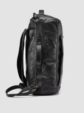 HELMET 052 - Black Leather Backpack - thumb image 3,side view