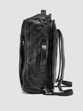 HELMET 052 - Black Leather Backpack - thumb image 5,side view