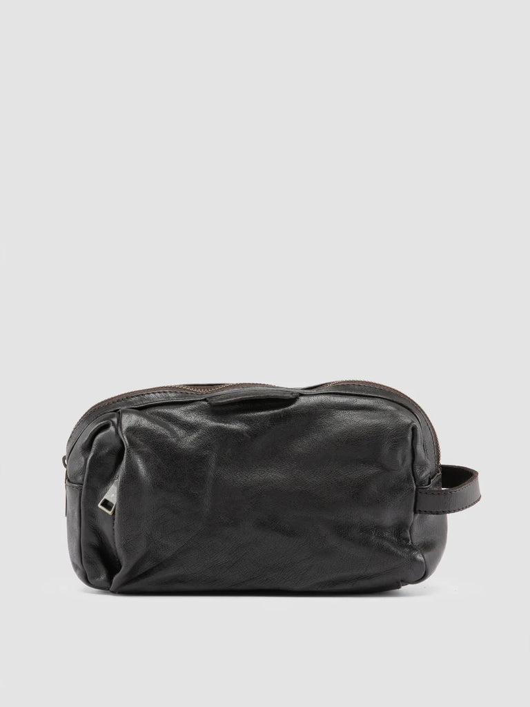 HELMET 054 - Brown Leather Pouch