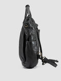 HELMET 055 - Black Leather Backpack - thumb image 6,side view