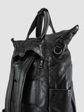 HELMET 055 - Black Leather Backpack - thumb image 7,side view