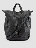 HELMET 055 - Green Leather Backpack - thumb image 1,side view