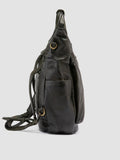 HELMET 055 - Green Leather Backpack - thumb image 4,side view