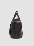 HELMET 056 - Brown Leather Travel Bag - thumb image 7,side view