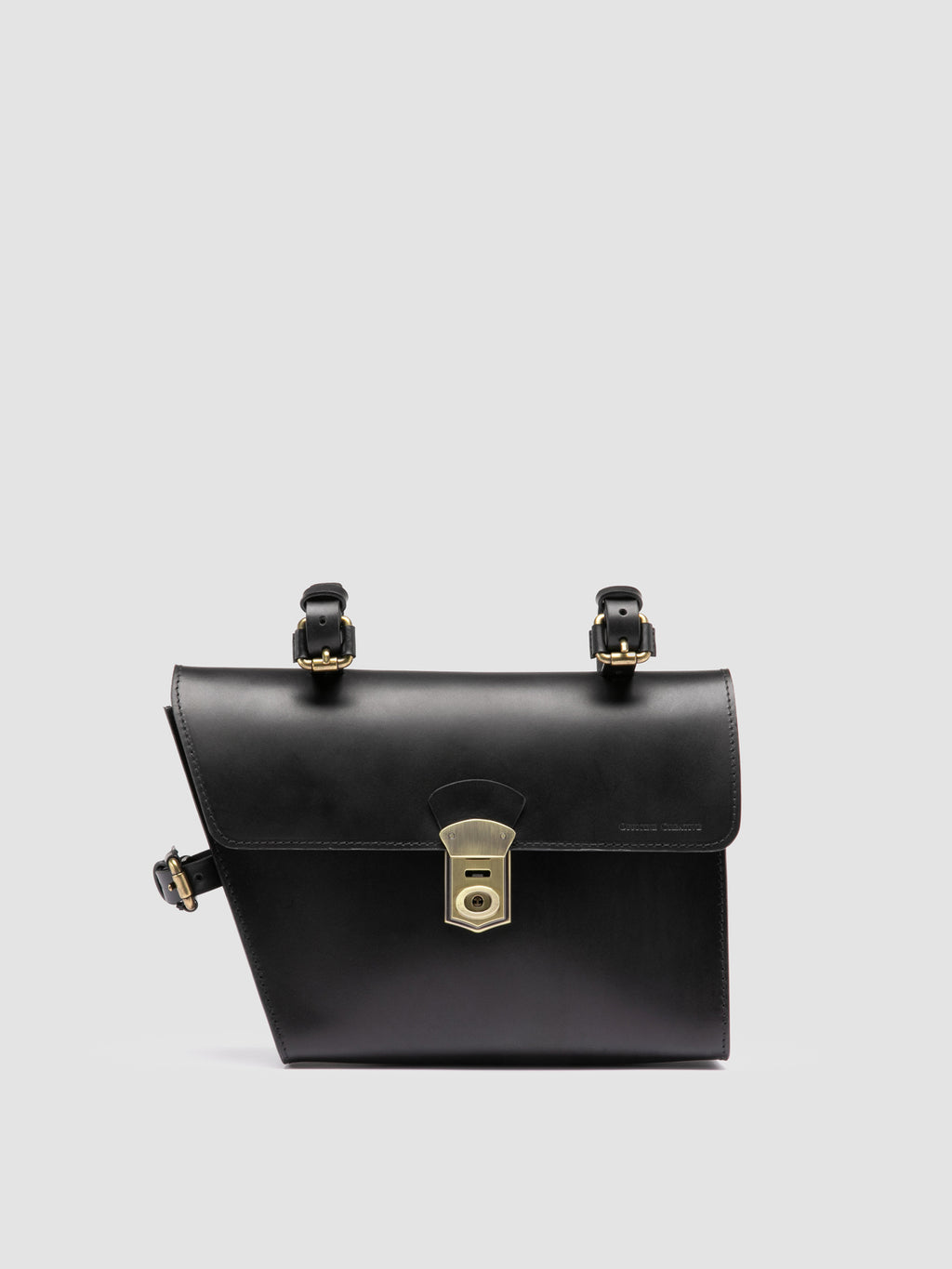 OC BIKE 001 - Black Leather Bike Bag Officine Creative - 1