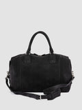 JULES 006 - Brown Suede Travel Bag - thumb image 5,side view