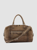 JULES 006 - Taupe Suede Travel Bag - image OCBJULE06LIGC3LEADTU0 - 1